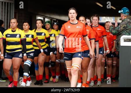 AMSTERDAM, PAESI BASSI - MARCH16: Team Holland durante la partita internazionale di rugby WXV tra Paesi Bassi e Colombia di marzo Foto Stock