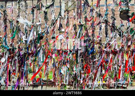 Il Cimitero Crossbones a Southwark, Londra del sud. Foto Stock