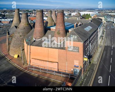 Gladstone Pottery Museum e Roslyn Works, Longton, Stoke-on-Trent Foto Stock