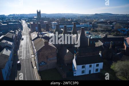 Gladstone Pottery Museum e Roslyn Works, Longton, Stoke-on-Trent Foto Stock