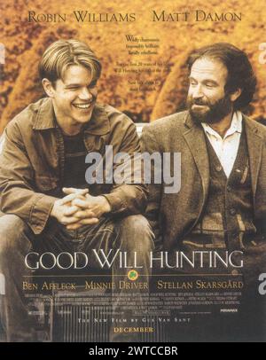 1997 Good Will Hunting, un film drammatico psicologico diretto da Gus Van Sant e scritto da Ben Affleck e Matt Damon. Foto Stock