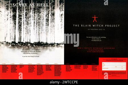 1999 The Blair Witch Project Film Release poster Foto Stock