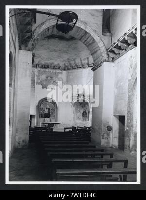 Lazio Viterbo Fabrica di Roma Madonna della Pietà. Hutzel, Max 1960-1990 Post-medievale: Architettura e scultura architettonica (XVI secolo); affreschi (XV e XVI secolo) fotografo e studioso tedesco Max Hutzel (1911-1988) fotografato in Italia dai primi anni '1960 fino alla sua morte. Il risultato di questo progetto, citato da Hutzel come foto Arte minore, è un'accurata documentazione dello sviluppo storico dell'arte in Italia fino al XVIII secolo, che comprende oggetti degli Etruschi e dei Romani, nonché monumenti altomedievali, romanici, gotici, rinascimentali e barocchi. Le immagini lo sono Foto Stock