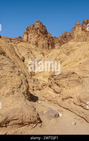 Death Valley Arroyo o letto di fiume secco, USA Foto Stock