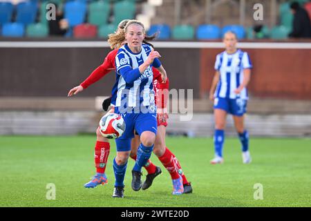 Gothenburg, Svezia. 17 marzo 2024. Gothenburg, Svezia, 17 marzo 2024: Lisa Palm (3 IFK Goteborg) durante la partita della Coppa di Lega svedese del 17 marzo 2024 tra IFK Goteborg e Linkoping FC al Valhalla di Goteborg, Svezia (Peter Sonander/SPP) credito: SPP Sport Press Photo. /Alamy Live News Foto Stock