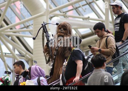 I cosplayer parteciperanno al secondo giorno del 'Comic con Toronto' al Metro Toronto Convention Centre di Toronto, Ontario, Canada, il 16 marzo 2024. (Foto di Arrush Chopra/NurPhoto) crediti: NurPhoto SRL/Alamy Live News Foto Stock