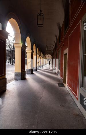 Monaco di Baviera, Germania - 25 dicembre 2021: La Residenz nel centro di Monaco è l'ex palazzo reale dei monarchi Wittelsbach di Baviera. Il più grande amico della città Foto Stock