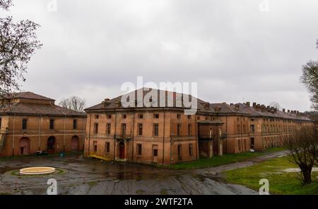 La Cittadella di Alessandria, un forte e cittadella stellare della città di Alessandria, in Italia, costruita nel XVIII secolo Foto Stock