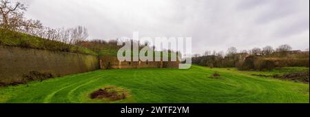 La Cittadella di Alessandria, un forte e cittadella stellare della città di Alessandria, in Italia, costruita nel XVIII secolo Foto Stock