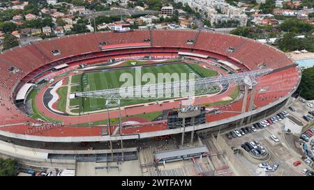 San Paolo, San Paolo, Brasile. 17 marzo 2024. o Paulo (SP), 03/17/2024 - FOOTBALL/PAULISTAO/SAO PAULO Sao PAULO, allo stadio Morumbi questa domenica 17 marzo 2024. (Credit Image: © Leco Viana/TheNEWS2 via ZUMA Press Wire) SOLO PER USO EDITORIALE! Non per USO commerciale! Foto Stock