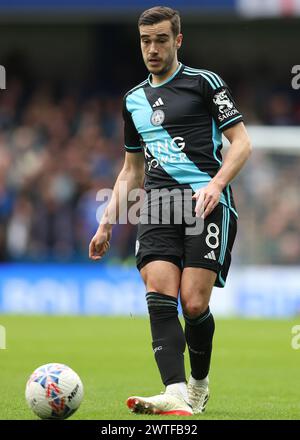 Londra, Regno Unito. 17 marzo 2024. Harry Winks di Leicester City durante i quarti di finale di fa Cup a Stamford Bridge, Londra. Foto: Paul Terry/Sportimage credito: Sportimage Ltd/Alamy Live News Foto Stock