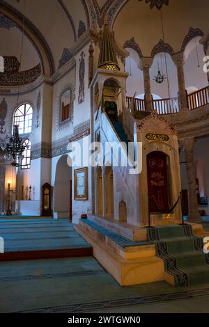 Minbar della piccola Moschea di Hagia Sophia a Istanbul. Istanbul, Turkiye - 10.6.2021 Foto Stock