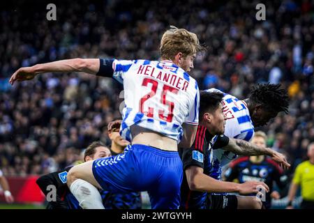 Odense, Danimarca. 17 marzo 2024. Filip Helander (25) di Odense BK visto durante il 3F Superliga match tra Odense BK e FC Copenhagen al Nature Energy Park di Odense. (Photo Credit: Gonzales Photo/Alamy Live News Foto Stock