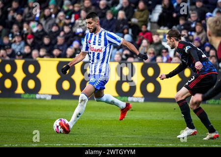 Odense, Danimarca. 17 marzo 2024. Rami Hajal (22) dell'Odense BK visto durante il 3F Superliga match tra l'Odense BK e il FC Copenhagen al Nature Energy Park di Odense. (Photo Credit: Gonzales Photo/Alamy Live News Foto Stock