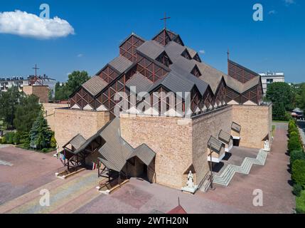 Chiesa di nostra Signora di Częstochowa a Cracovia, Nowa Huta, Polonia Foto Stock