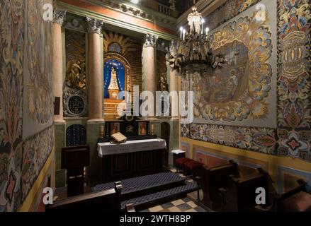 Jan Bukowski, policromo, casa Loreto, Chiesa dell'Annunciazione della Beata Vergine Maria, Cappuccini, Cracovia, Polonia Foto Stock