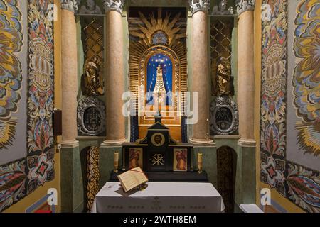 Jan Bukowski, policromo, casa Loreto, Chiesa dell'Annunciazione della Beata Vergine Maria, Cappuccini, Cracovia, Polonia Foto Stock