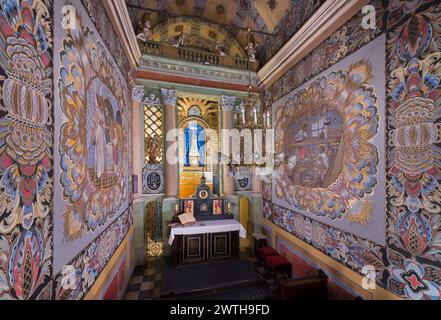 Jan Bukowski, policromo, casa Loreto, Chiesa dell'Annunciazione della Beata Vergine Maria, Cappuccini, Cracovia, Polonia Foto Stock