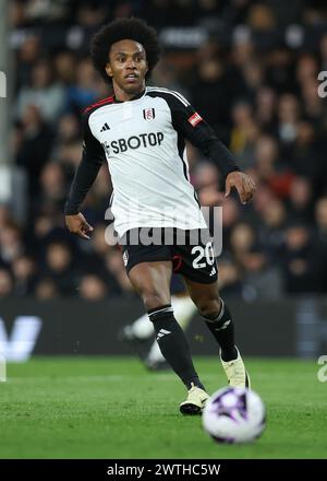Londra, Regno Unito. 16 marzo 2024. Willian del Fulham durante la partita di Premier League al Craven Cottage, Londra. Il credito per immagini dovrebbe essere: Paul Terry/Sportimage Credit: Sportimage Ltd/Alamy Live News Foto Stock