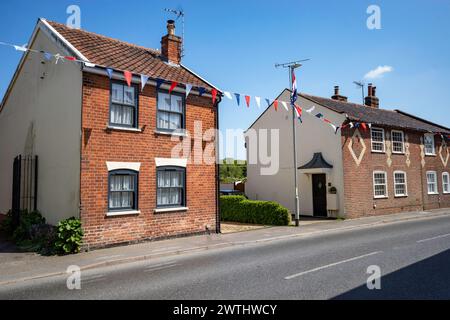 Il villaggio ospita Debenham, Suffolk, Inghilterra Foto Stock