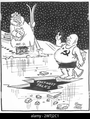 Cartoon - Polar Bear Club John Collins (1917-2007) Foto Stock