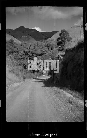 Taupo trip gelatina argento negativi, bianco e nero negativi Foto Stock