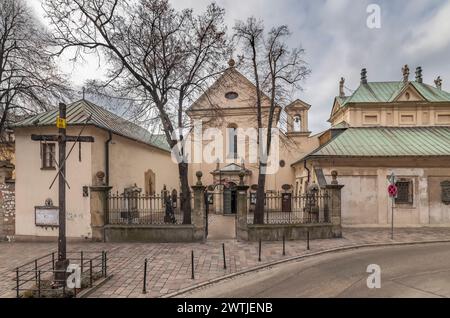 Chiesa dell'Annunciazione della Beata Vergine Maria, Cappuccini, Cracovia, Polonia Foto Stock