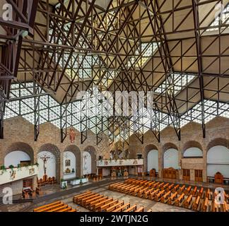 Chiesa di nostra Signora di Częstochowa a Cracovia, Nowa Huta, Polonia Foto Stock