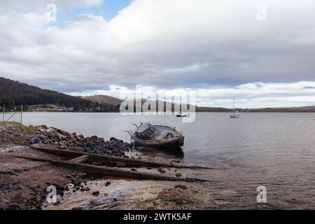 Dover nella Huon Valley Tasmania Australia Foto Stock