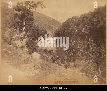 Guarda le stampe fotografiche nella gola di Buller, le stampe di albumi e le stampe vintage Foto Stock