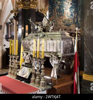 Confessione di San Stanislao, Cattedrale di Wawel, Castello reale di Wawel Foto Stock