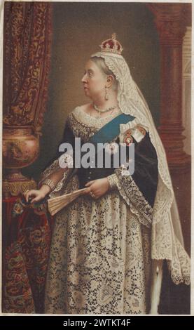 Ritratto ricordo, ritratti della regina Vittoria, souvenir Foto Stock