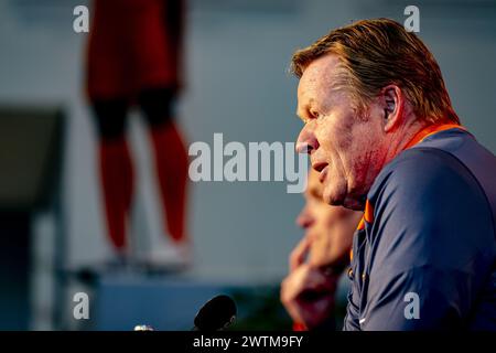 ZEIST, Paesi Bassi. 18 marzo 2024. Football, KNVB Campus, stagione 2023/2024, Persconference Ronald Koeman credito: Pro Shots/Alamy Live News Foto Stock