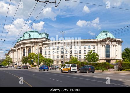 Sofia, Bulgaria - 18 maggio 2019: Università di Sofia St Kliment Ohridski (bulgaro: Софийски университет „Св. Климент Охридски“ - Ректорат) è il più antico Foto Stock
