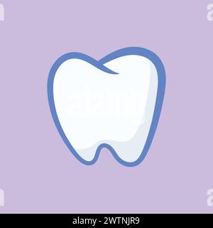 Icona illustrazione dell'igiene dentale del vettore dentale icona denti del vettore dentista Illustrazione Vettoriale