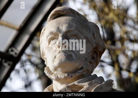Richard Wagner-Denkmal, Berlino (nur fuer redaktionelle Verwendung. Keine Werbung. Referenzdatenbank: http://www.360-berlin.de. © Jens Knappe. Bildque Foto Stock