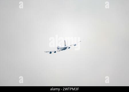 Francoforte Germania 11.08.19 Lufthansa Boeing 747-830 - B748 con partenza dall'aeroporto di Fraport D-ABYD. Foto Stock