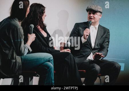 Copenaghen, Danimarca. 18 marzo 2024. Il cantante e cantautore inglese Pete Doherty ha visto con il regista Katia de Vidass a un Q&A al festival di documentari CPH DOX a Brema a Copenaghen. (Photo Credit: Gonzales Photo/Alamy Live News Foto Stock