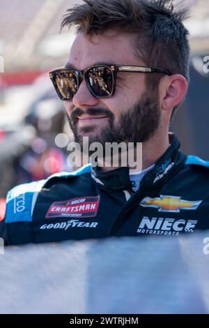 16 marzo 2024-Bristol, TN; Bayley Currey sale in pista per allenarsi per la Weather Guard Truck Race di Bristol, TN, USA. Foto Stock