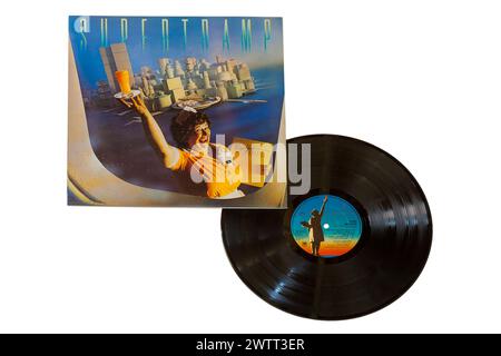 Supertramp Breakfast in America vinile album copertina LP isolata su sfondo bianco - 1979 Foto Stock