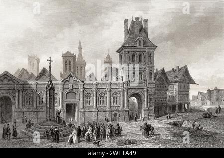 Hotel de Ville, Parigi, 1580 Foto Stock