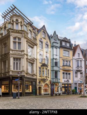 Bellissimo paesaggio urbano del centro di Aquisgrana Foto Stock