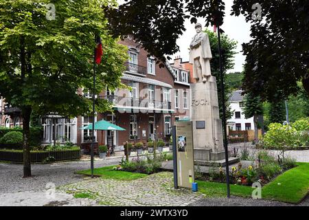 Statua di Ferdinand Foch a Spa, Belgio Foto Stock