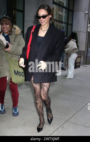 New York, New York, Stati Uniti. 19 marzo 2024. Daniela Melchior è stata vista a New York il 19 marzo 2024. Credito: RW/Media Punch/Alamy Live News Foto Stock