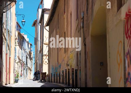 Street nella città vecchia Foto Stock