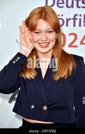 Lilly Charlotte Dreesen bei der Verleihung des 22. Deutschen Hörfilmpreises 2024 in der Hauptstadtrepräsentanz der Deutschen Telekom. Berlino, 19.03.2024 *** Lilly Charlotte Dreesen alla presentazione del 22 German Hearing Film Award 2024 presso Deutsche Telekoms Berlin Representative Office, 19 03 2024 foto:Xn.xKubelkax/xFuturexImagex hoerfilmpreis 4328 Foto Stock