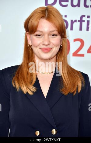 Lilly Charlotte Dreesen bei der Verleihung des 22. Deutschen Hörfilmpreises 2024 in der Hauptstadtrepräsentanz der Deutschen Telekom. Berlino, 19.03.2024 *** Lilly Charlotte Dreesen alla presentazione del 22 German Hearing Film Award 2024 presso Deutsche Telekoms Berlin Representative Office, 19 03 2024 foto:Xn.xKubelkax/xFuturexImagex hoerfilmpreis 4330 Foto Stock