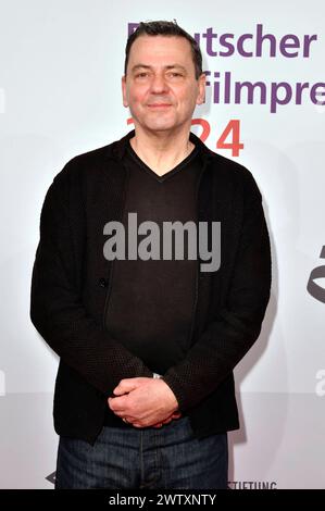 Christian Petzold bei der Verleihung des 22. Deutschen Hörfilmpreises 2024 in der Hauptstadtrepräsentanz der Deutschen Telekom. Berlino, 19.03.2024 *** Christian Petzold alla presentazione del 22 German audio Film Award 2024 presso l'ufficio di rappresentanza della Deutsche Telekom di Berlino, 19 03 2024 foto:Xn.xKubelkax/xFuturexImagex hoerfilmpreis 4354 Foto Stock
