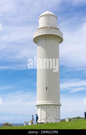 Faro di Flagstaff Point, Wollongong Head, Wollongong, New South Wales, Australia Foto Stock