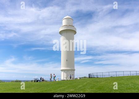 Faro di Flagstaff Point, Wollongong Head, Wollongong, New South Wales, Australia Foto Stock